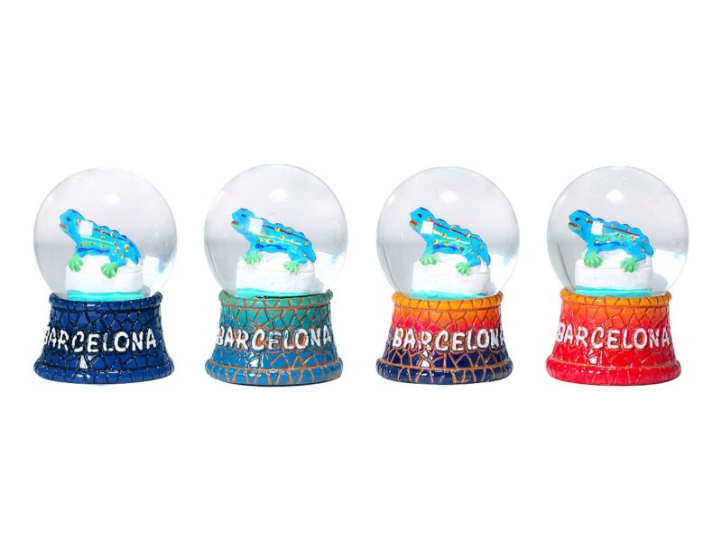 Bola de nieve. Dragón. Barcelona. 4 colores