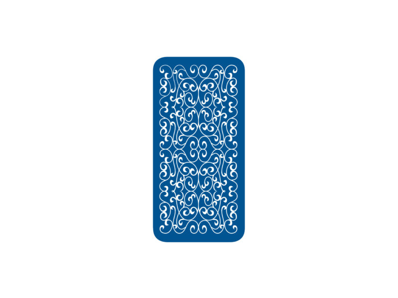 Funda de teléfono para iPhone 12 Promax (TPU). Forjas. Azul