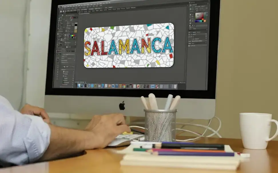 Diseno de Souvenirs de Mosaico de Salamanca Ole Mosaic Salamanca 1