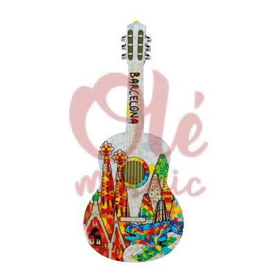 Llavero De Madera Guitarra Española Paco De Lucía – Regalo Musical Para Amantes Del Flamenco